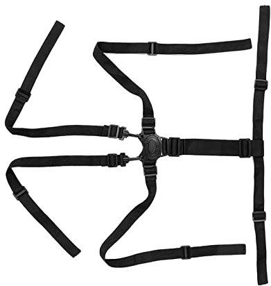 Generic Arnés para Asiento de bebé, Cinturón de Seguridad para Cochecito, Protección Giratoria de 5 Puntos para Trona, Cochecito de bebé, Hecho de Nailon y Plástico