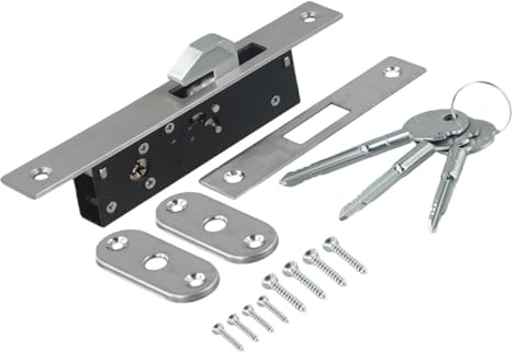 Serratura for porta scorrevole dallo stile stretto con chiavi incrociate for maggiore sicurezza e funzionamento senza sforzo(HY-302B)