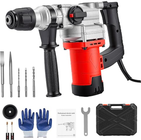 Martillo Perforador Rompedor SDS-Plus 2200W, 7,4 J Rotomartillo