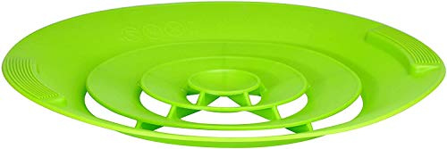 Haushalt International Universal Silikon-Überkochschutz Kochwasser-Spritzschutz Überlaufschutz Silikonschutz Grün 12247 (2 x Überkochschutz)