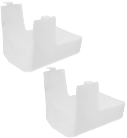 DIYEAH 2pcs Range Hood Light Cover Lamp Shades Vent Cover for Cooker Hood Bulb Replacement Lens Shields