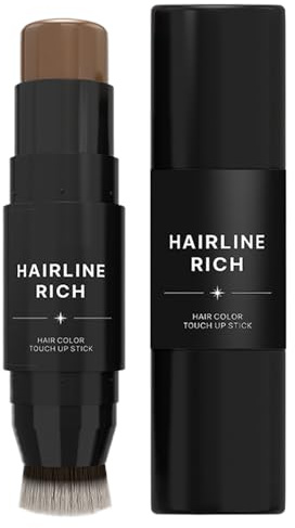 Penna di copertura grigia – Pennarello per radici dei capelli, bastone di colore istantaneo | Ombra durevole per le donne, strumento leggero da colorare per linee di capelli, ritocco professionale