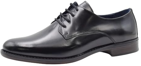 PASARELA - Zapatos TIMONELLI Estilo Oxford de Piel para Hombre, Color Negro Piel Hombre Color: Negro Talla: 46