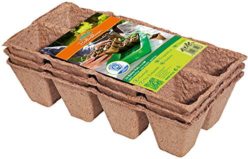 ROMBERG 71026 Anzuchttöpfe 6 cm quadratisch 24 Stück