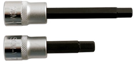Laser 5137 Hex Bit Set 7mm 2pc