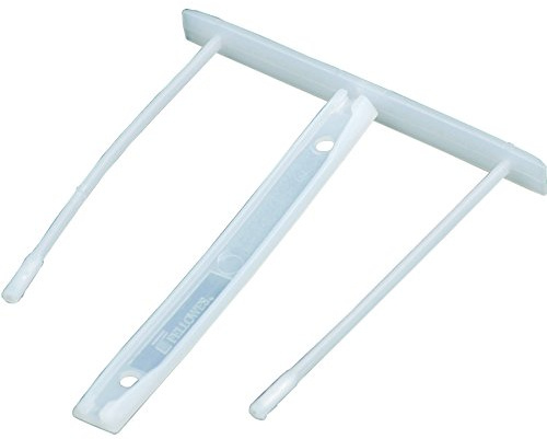 Fellowes 00895 Confezione Fastener Rilegatori, Passo 80 mm, Confezione da 100 Pezzi, Bianco