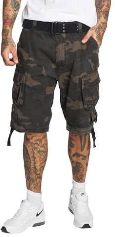 Brandit Savage Vintage Shorts, Color: darkcamo, Size: XL