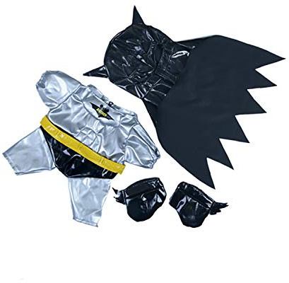 Bat Boy Outfit with Mask, Cape and Boots Fits Most 14 - 18 Build-a-Bear and Make Your Own Stuffed Animals