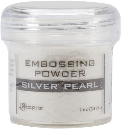 Ranger Embossing-Pulver, 18 g, Silver Pearl
