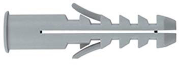 Sumiplas 6606C Tacos Collarín, 6 x 30 mm, Set de 100 Piezas