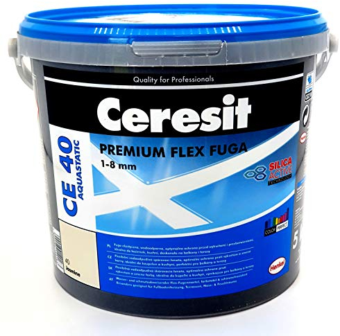Ceresit CE40 Aquastatic Fugenmörtel, 1-8 mm, 5 kg Eimer