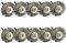 Set di 10 spazzole in filo di acciaio per lucidatura, kit di accessori per utensili rotanti