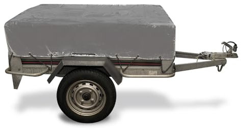 Anhängerabdeckung mit Felge