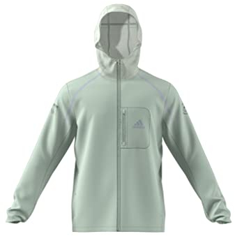 Adidas Mens Jacket Marathon Jacket For The Oceans, Linen Green/Green Oxide, HF8760, L