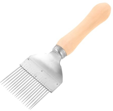 Happyyami Honigschleuder Scratchboard-Werkzeuge Rostfreier Spachtel Bienenstockwerkzeug Imkereigabel Imkereizinken Entdeckelungsgabel Entdeckelungsgabeln Honigwerkzeuge Imkereiwerkzeuge