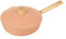 KASANOVA Poêle Haute Antiadhésive Pot Art avec Couvercle Innovant – 24 cm – Idéale pour les Cuissons Lentes et les Ragoûts (Rose, 24 Cm)