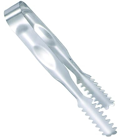 PARENCE.- Pince de Service en Acier Inoxydable/Pince à Glaçon, à Sucre, à Bonbon - Qualité Superieure, Argenté