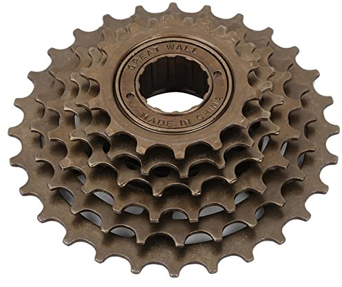 Tbest Pignon de Cassette de Roue Libre de Vélo,Accessoire de Remplacement de Vélo de Montagne 6 Vitesses 14T 28T 14 28 Dents Roue Libre de Vélo à Roue Libre 6 Vitesses,Rotation Roue 6 VI