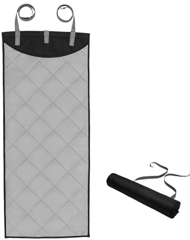 Over The Door Press Pad Heat-resistant Over The Door Steam Pad Vertical Hanging Over Door Clothes Steamer Pad Foldable Over Door Clothes Steamer Pad Portable for Clothes Steaming 45.27×18.89in