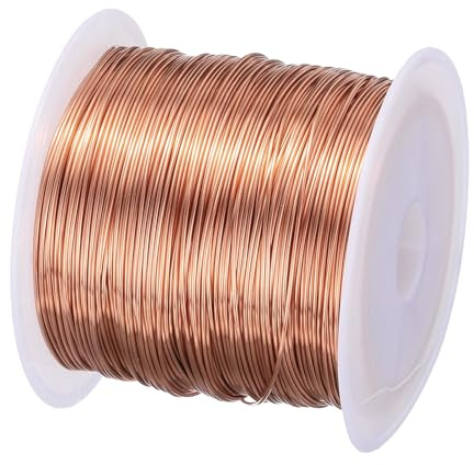 QUARKZMAN 0,5 mm Magnetdraht 50m emaillierter Kupferdraht emaillierter Magnetwicklungsdraht Spule 100g 155°C für Transformatoren Induktoren