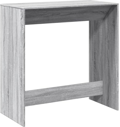 vidaXL Barbord grå sonoma 102x50x103,5 cm konstruerat trä