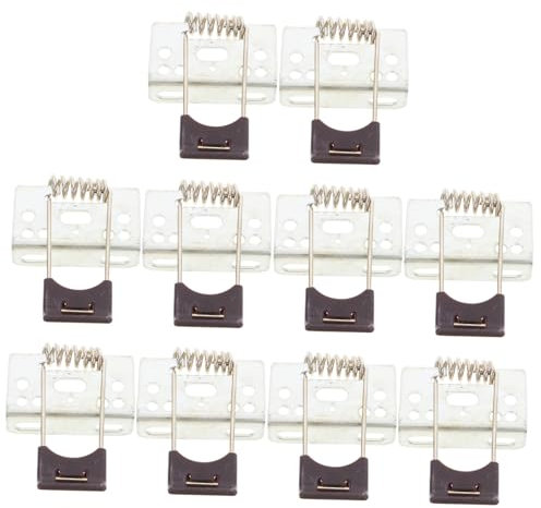 HOMOCONO 10pcs Led Panel Spring Clips Desk Light Clamp Led Lighting Accessories Light Emitting Diode Clip for Recessed Lighting