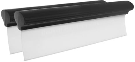 AKOOSY 2piezas Escobilla De Limpieza De Agua Para Automóviles Diseño Ergonómico Para Limpiar Parabrisas y Ventanas Resistente y Duradera Herramienta Versátil Para Eliminar Agua y