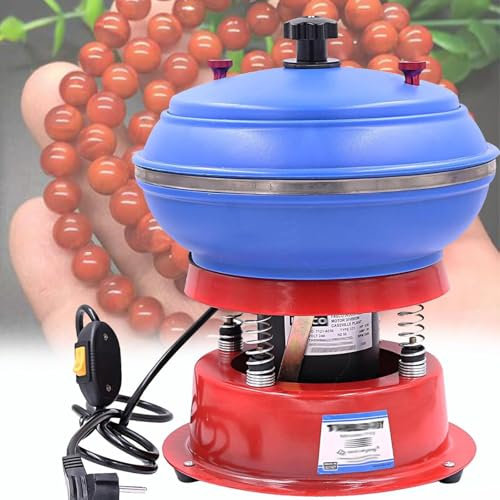 3.5l Lucidatrice A Vibrazione Per Gioielli,Tamburo Lucidante Vibrante,Per Gioielli, Gemme, Giada, Utensili Per Levigatura,110V