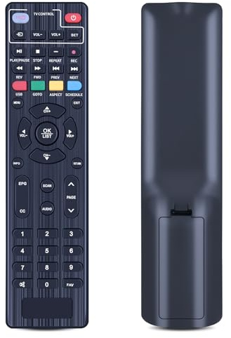 GOUYESHO Telecomando di ricambio per decoder OWERSLYN DVB-T2, per Digital Terrestrial Decoder 2025