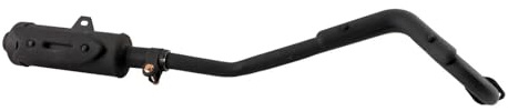 Marmitta motocicletta Marmitta per tubo di scarico da 28 mm, per Pit Bike, ATV e Quad, 110 cc, 125 cc e 140 cc, per moto SSR.