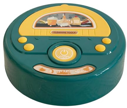 Kinder Reinigungsroboter Spielzeug - Realistischer Staubsauger für Kleinkinder, 20,5 cm Kehrmaschine für Puppenhäuser, Sicheres Rollenspielzeug