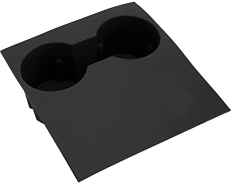 Model Y Portavasos de Silicona Reemplazo Resistente a los arañazos Fácil instalación Negro (Negra)