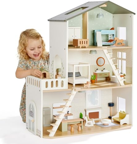 Giant bean Puppenhaus aus Holz