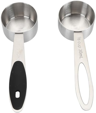 Hztyyier Kit Misurino per Latte in Polvere - Cucchiaio Portatile in Acciaio Inossidabile per Misurazioni Precise - Ideale per i Viaggi 2 Pezzi