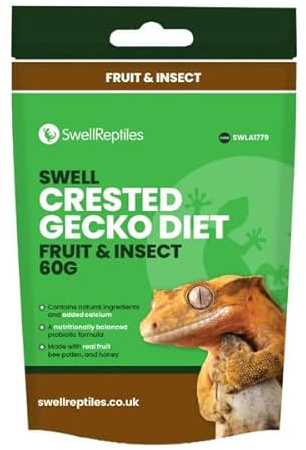 Swell Reptiles Crested Gecko Diet Assorted Flavours (Fruit & Insect)