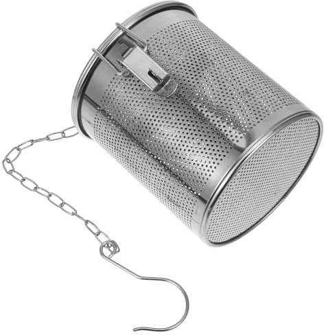 Veemoon Panier à Saumure en Acier Inoxydable 11,3x13 Cm – Passoire à Épices Fine pour Soupe et Braisé – Accessoire la Cuisine Détachable, Facile à Nettoyer, Usage Multifonction