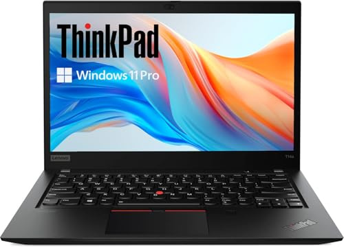 Lenovo Thinkpad T14s Gen 2 Business Laptop, 14 FHD (1920 x 1080), Intel Core i7-1165G7, 16 GB RAM, SSD da 512 GB, tastiera US QWERTY Windows 11 Pro (ricondizionato)