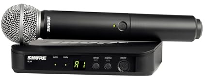 Shure BLX24/SM58-H9 Wireless Vocal System with SM58 Handheld Microphone, H9