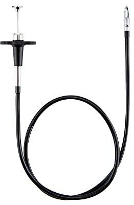 JJC Mechanical Shutter Release Cable with Bulb-Lock for Fujifilm & other SLR Cameras with Threaded Screw Hole Shutter Release Button (Black, 70cm/27.6)