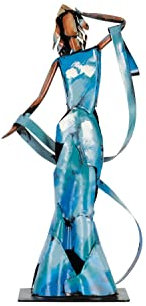KunstLoft Metall Skulptur 'Goddess of The Sky' 51x23x13cm handgefertigt Figur