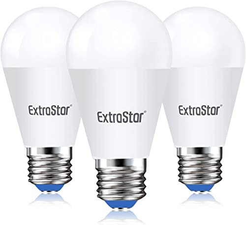 EXTRASTAR 3pc bombillas LED A60, 15 vatios (Eq.120W), casquillo E27, Luz Blanca Fría 6500K, 1500Lm, No regulable