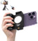 ULANZI Cap Grip CG-02 Smartphone Handle Grip, Poignée Smartphone avec Détachable Télécommande Bluetooth, Stabilisateur iPhone avec 3 Niveaux de Réglage de Lumière pour Capture Selfies Parfaits