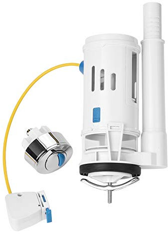 Hapivida WC Ablaufventil, ABS WC Spülkasten, Wassersparendes Druckknopf Spülventil, Ersatzzubehör für die Reparatur von Einteiligen Doppelspül Ablaufventilen(Integrated Drainage Valve)