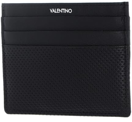 Valentino Herren Dotwork Brieftasche, Schwarz
