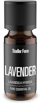Stadler Form Huile parfumée Lavender, huile essentielle de lavande 100 % naturelle, odeur fleurie de lavande, effet calmant et relaxant, convient pour diffuseurs d'arômes et lampes à parfum, 10 ml