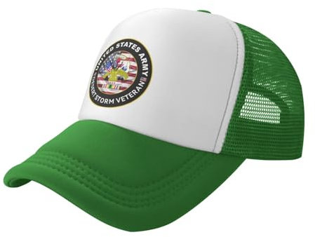 Oudrspo Army Desert Storm Retired Trucker Hats: Stilvoller Schutz für jedes Abenteuer Schwarz