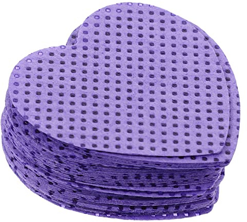 MERRYHAPY 200 Stück Nagellackentferner Pads Herzform Saugfähige Baumwoll Tücher Mit Aufbewahrungsbox Professionell Für Nagelreinigung Unterwegs Und Gel Acrylentfernung