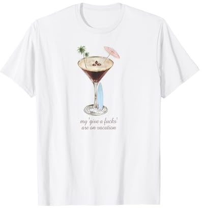Espresso Martini Shirt For Vacation Girl Women T-Shirt