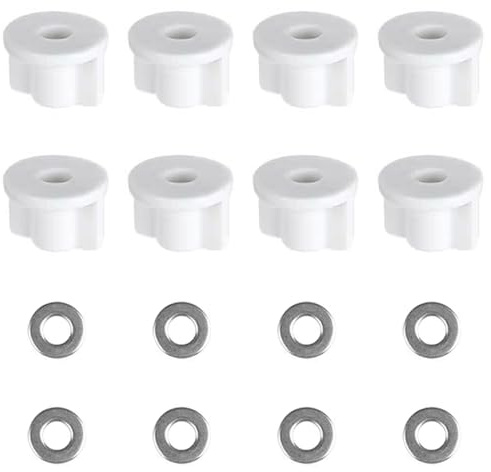 8 Stück Wc-sitz Rückenmutter Unterlegscheiben Set, Toilettendeckel Befestigung, Toilettendeckel Befestigung Ersatz, Befestigung für Toilettendeckel, Wc sitz Befestigung von Oben