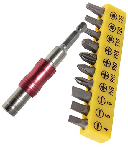 WOONEKY Handle Adapter Drill Bit Extension Holder Multi-Angle Pivot Bit Holder for Impact Driver Assorted Drill Alloy Steel